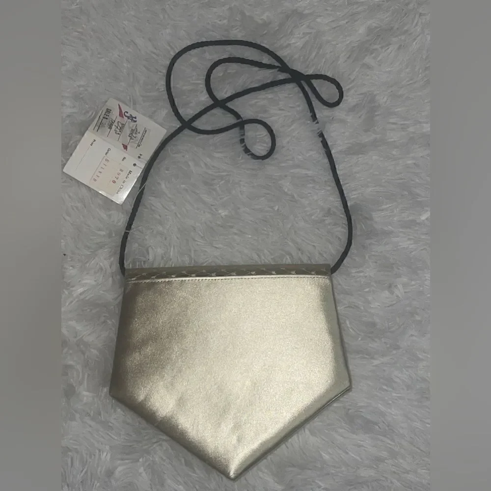 NWT Vintage Snakeskin and Leather Evening Bag by Jasmin